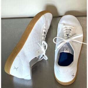 Flux Adapt Trainer Breathable AdaptKnit White And Gum Shoes Sz W 11.5/M 10.5